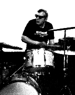 Dick Lovejoy on the drums